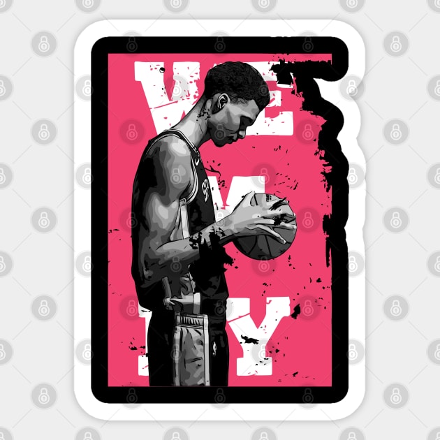 Wembanyama Basketball Sticker by Playful Creatives